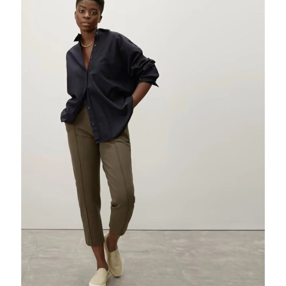 Everlane The Dream Pant Army Green Pull On Pants 3X